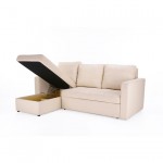 Left Chaise Sofa Cum Bed with Storage